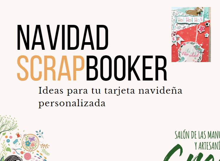 Idees per a crear la teva pròpia targeta nadalenca amb scrapbook | Creativa Barcelona