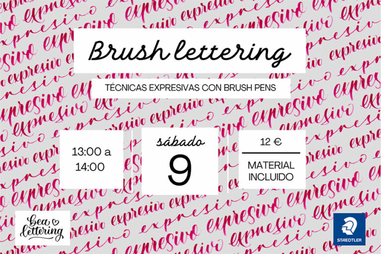 Brushlettering - Técnicas expresivas con brush pen | Creativa Barcelona