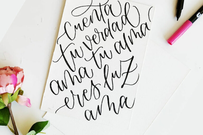 Lettering para el alma | Creativa Barcelona