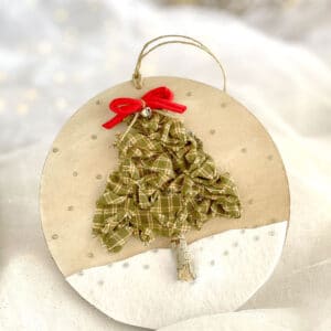 Árbol country : Home Decor navideño con telas | Creativa Barcelona