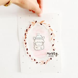 Felicitaciones de Navidad con Lettering, Acuarela y Doodles | Creativa Barcelona