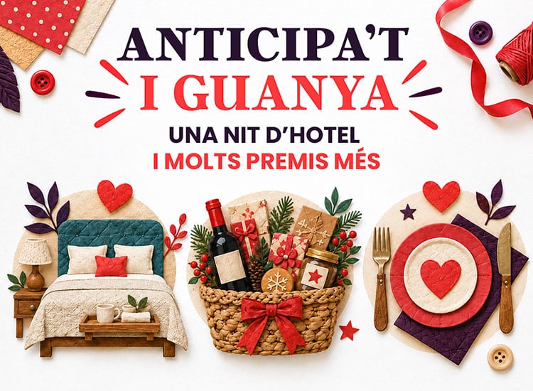 Anticipa’t i guanya una nit d’hotel i molts premis més | Creativa Barcelona